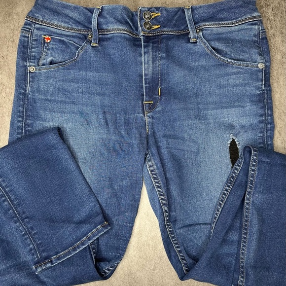 Hudson "Collin" flap destroyed mid rise jeans - Picture 5 of 5